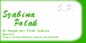szabina polak business card
